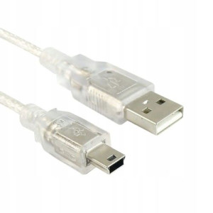 Przyłącze USB 2.0 wtyk A na wtyk miniUSB 5 pin 3m