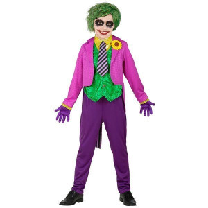 Strój Mad Joker Szalony Klaun Halloween - 140