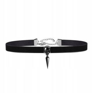 GNOCE - Choker Skull Adjustable Velvet