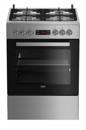 Kuchenka Gazowo-Elektryczna Beko FSM62332DXT 60 cm