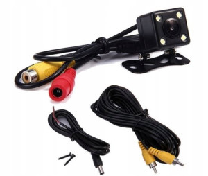 Kamera Cofania Parkowania 4 Led Ir Tryb Nocny Rca