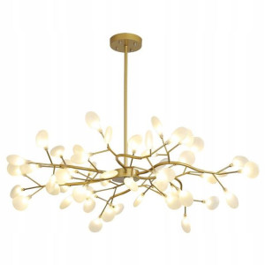 Lampa Sufitowa Wisząca Nowoczesny Złoty 54 Ramion