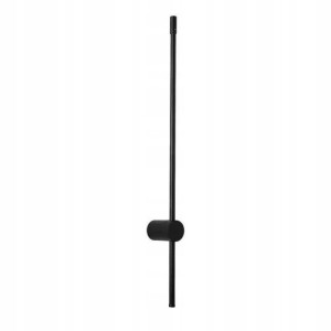 Lampa Ścienna Kinkiet Linowy Czarny Led 120cm