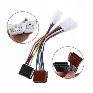 Samochodowy Adapter kostka radiowa TOYOTA-ISO