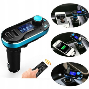 Transmiter Fm Bluetooth 2 x USB + ładowarka