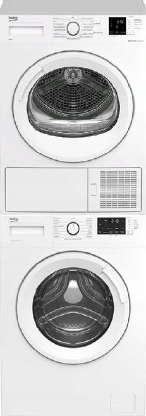Zestaw Beko Suszarka Pralka Łącznik 7kg Slim 46cm