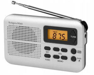 Radio Przenośne Fm Am Jack Na Baterie Krugermatz