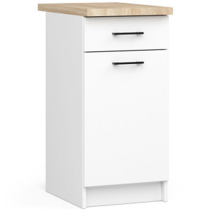 Szafka Kuchenna Oliwia S 40cm 1d 1s Biała