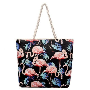 Torba Plażowa Tp04wz1 Czerń