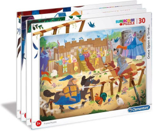 Puzzle Supercolor - Dawno Temu - 30 Elementów - Clementoni - 22108