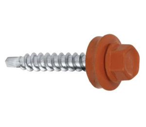Wkręty Farmerskie Farmery Do Blachy, Drewna 4,8x35mm Ral8004 250szt