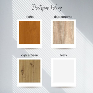 Regał Biurowy G Dąb Artisan