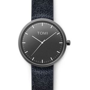 Zegarek Męski Tomi Lux Czarny Na Czarnym Pasku Zm176wz1