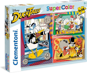 Puzzle Supercolor - Kacze Opowieści - 3x48 Elementów - 25226