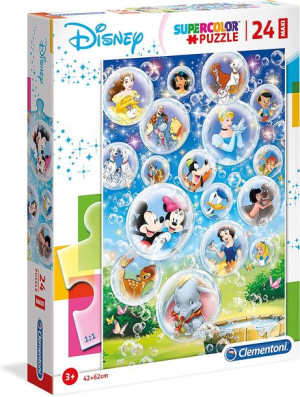 Puzzle Supercolor Maxi - Disney Classic - 24 Elementy - Clementoni 28508
