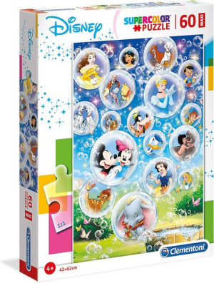 Puzzle Supercolor Maxi - Disney Classic - 60 El. - Clementoni - 26448
