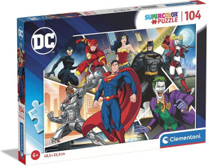 Puzzle Supercolor - Dc Comics Justice League - 104 Elementy - 25722