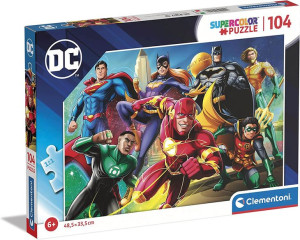 Puzzle Supercolor - Dc Comics Justice League - 104 Elementy - 25721