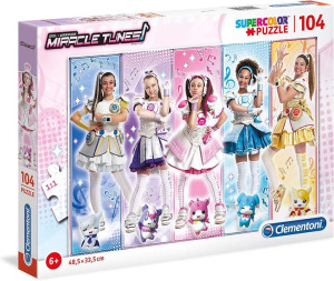 Puzzle Supercolor - Miracle Tunes - 104 Elementy - Clementoni - 27122