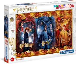 Puzzle Supercolor - Harry Potter - 104 Elementy - Clementoni - 61885