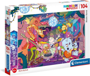 Puzzle Supercolor - Brilliant Music Band - 104 Elementy - 20177