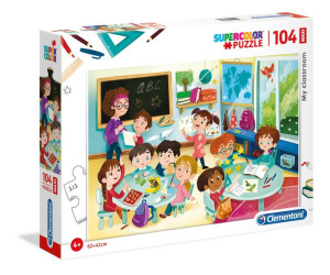 Puzzle Supercolor Maxi - Moja Klasa - 104 Elementy - Clementoni - 23732