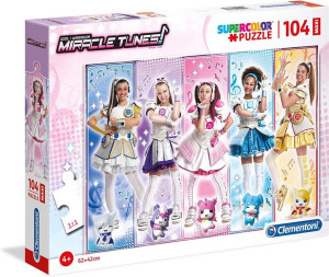 Puzzle Supercolor Maxi - Miracle Tunes - 104 Elementy - Clementoni 23736