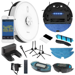 Robot sprzątający odkurzający mopujący RoboJet X-Level +Laser360° +UV