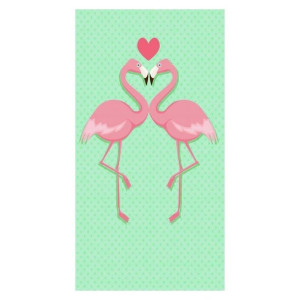 Ręcznik Plażowy 170x90 Love Flamings Rec46wz6