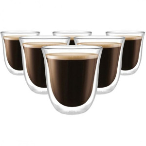 Szklanki termiczne 220ML do kawy zestaw 6szt SZK30ZESTAW6