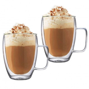 Szklanki Termiczne 350ml Do Kawy Latte Long Zestaw 2szt Szk09zestaw2