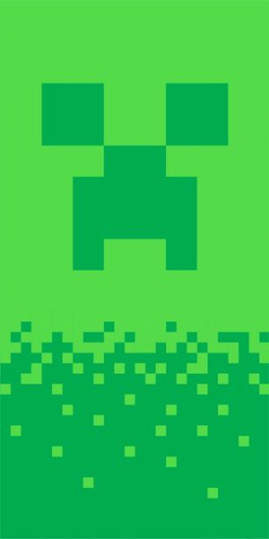 Ręcznik 70x140 Minecraft Creeper Plażowy Kąpielowy