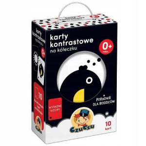 Karty kontrastowe na kółeczku