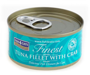 Fish4Cats Mokra Tuńczyk Krab 70g