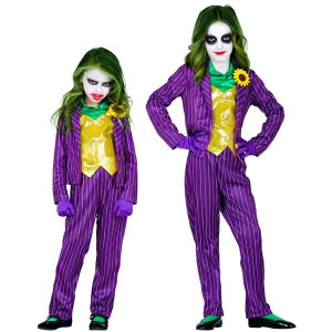 Strój Mad Joker Szalony Klaun Halloween - 158