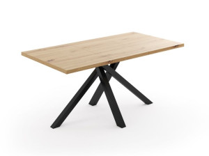 Stół rozkładany Lego 170/210 blat laminat metalowe nogi LOFT