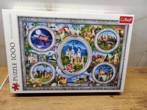Puzzle 1000 Zamki świata