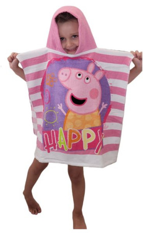 Świnka Peppa Ręcznik Kąpielowy Okrycie Poncho