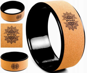 Koło Do Jogi Pilates Korkowe Yoga Roller Spokey Max 200kg!