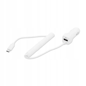Ładowarka z wtykiem USB typ C 2.1A + USB