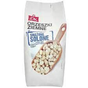 Pakiet 2szt ITAC Orzeszki ziemne smażone solone 500 g
