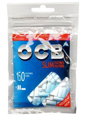 Filtry SLIM OCB 150 sztuk w Opakowaniu