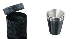 Duże Kieliszki 80ml Turystyczne Wyjazdowe w Etui