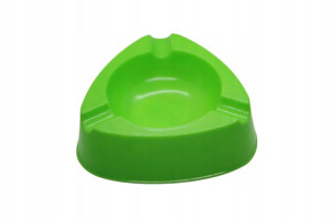Plastikowa Popielniczka Trójkątna 11x4 cm Mocna