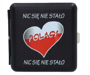 Papierośnica Metalowa dla Patrioty Kibica