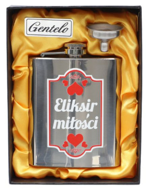 Piersiówka ze Stali Nierdzewnej Prezentowa Gentelo
