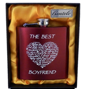 Piersiówka ze Stali Nierdzewnej Best Boyfriend