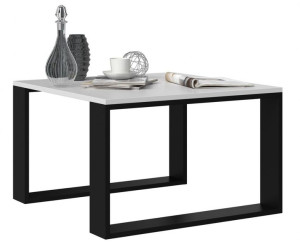 Stolik Kawowy Ława Loft Modern Mini Biel-czerń