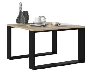 Stolik Kawowy Ława Loft Modern Mini Sonoma-czerń