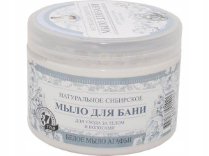 Babuszka Agafia białe mydło Agafii 37 ziół 500ml